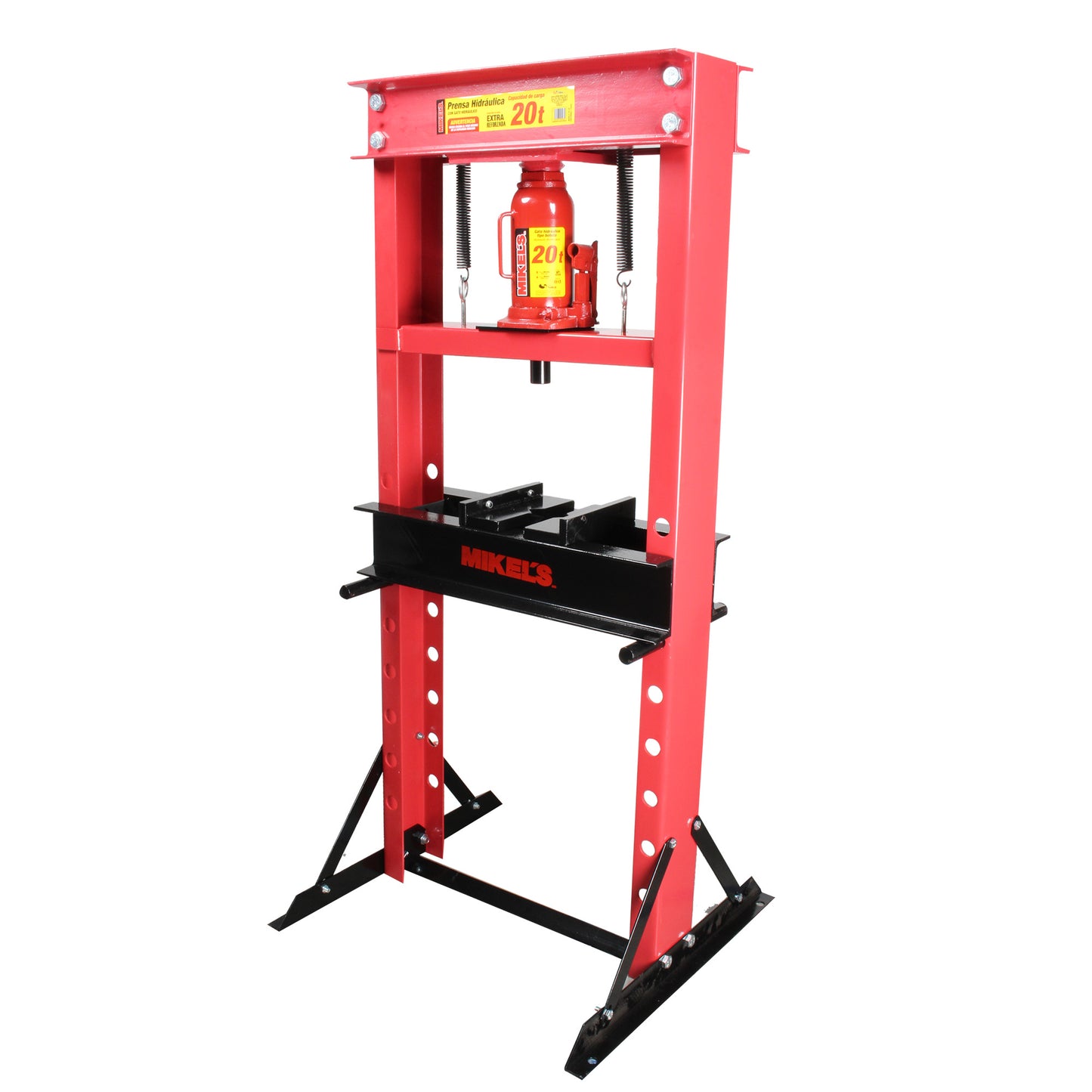 Prensa hidraulica con gato hidraulico (20 ton)