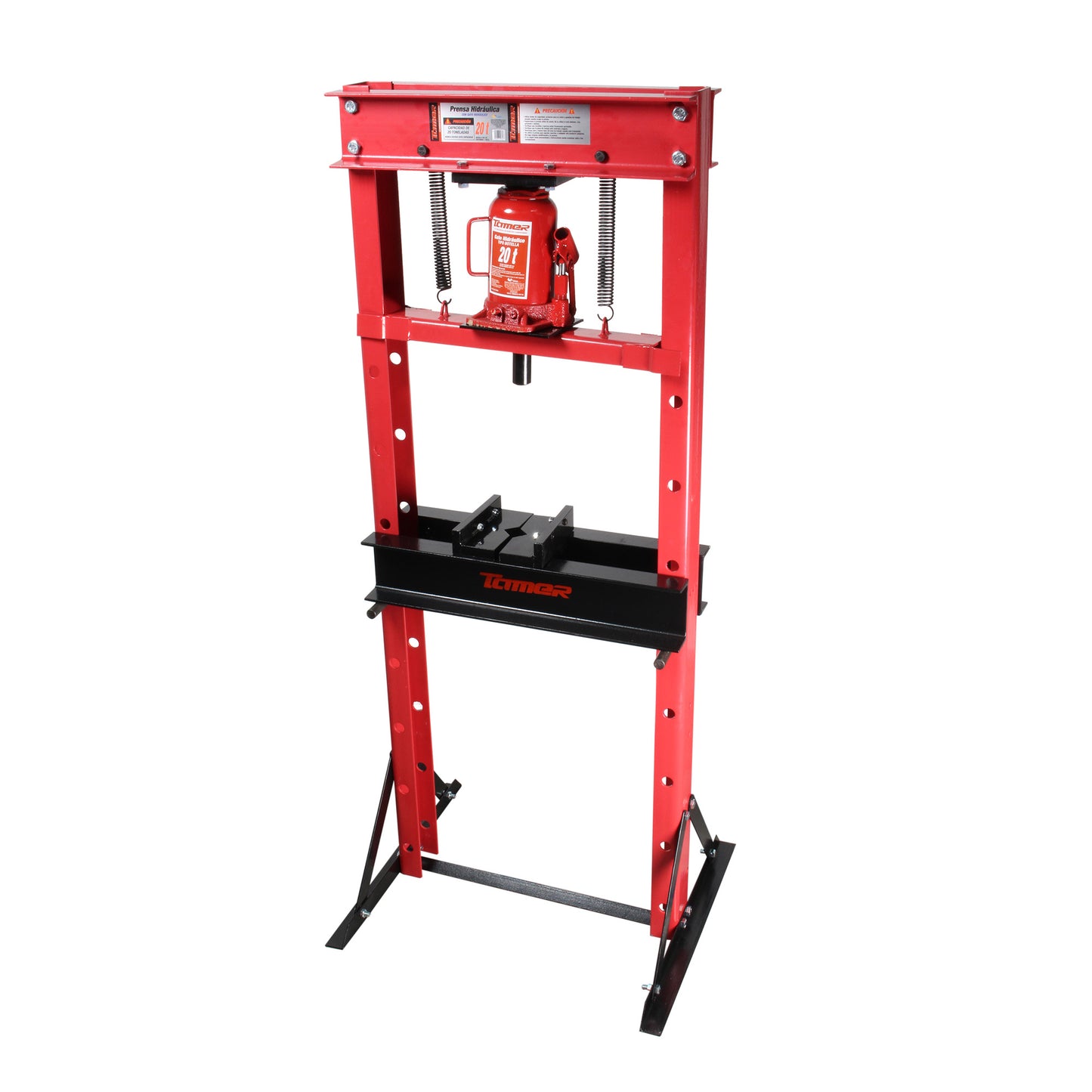 Prensa hidraulica con gato hidraulico (20 ton)