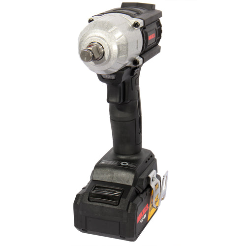 Pistola de impacto electrica-inalambrica recargable (1/2”, 295 lb/ft)