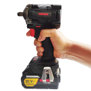 Pistola de impacto electrica-inalambrica recargable (1/2”, 295 lb/ft)