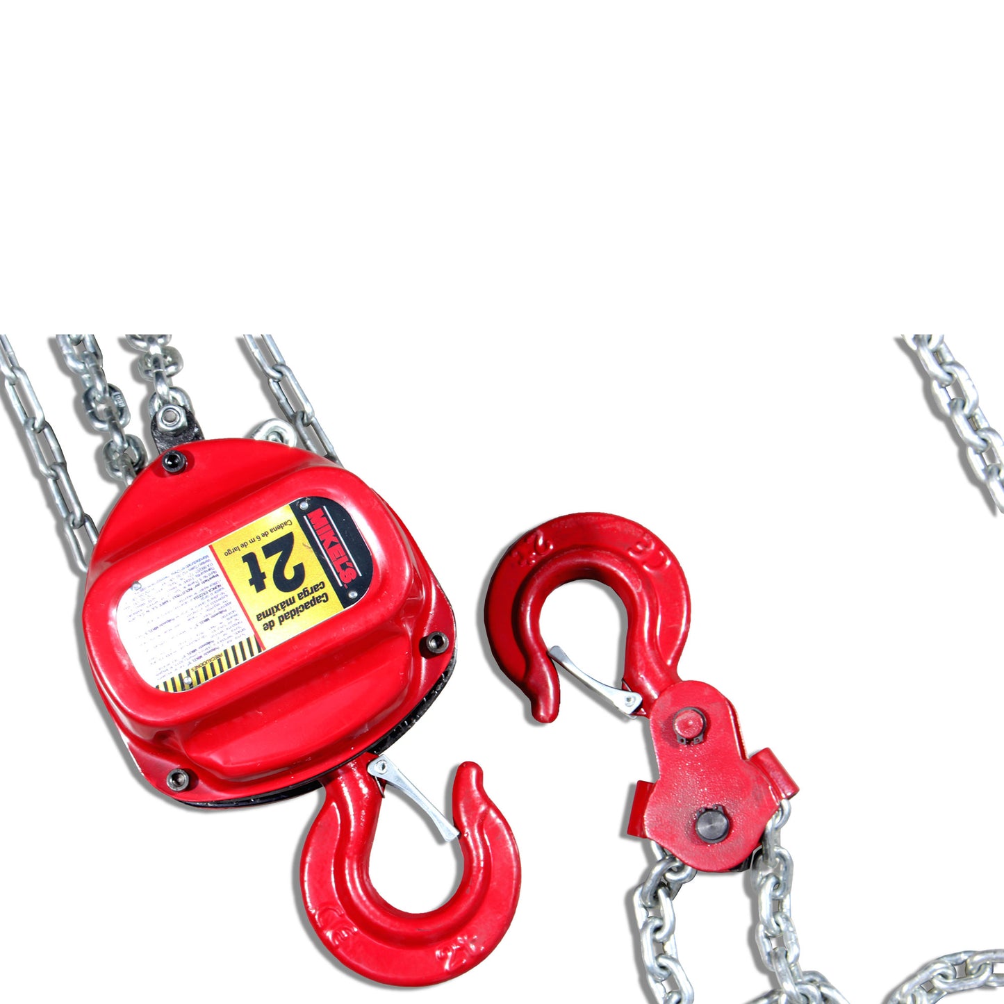 Polipasto manual (2 ton, cadena 6 mts)