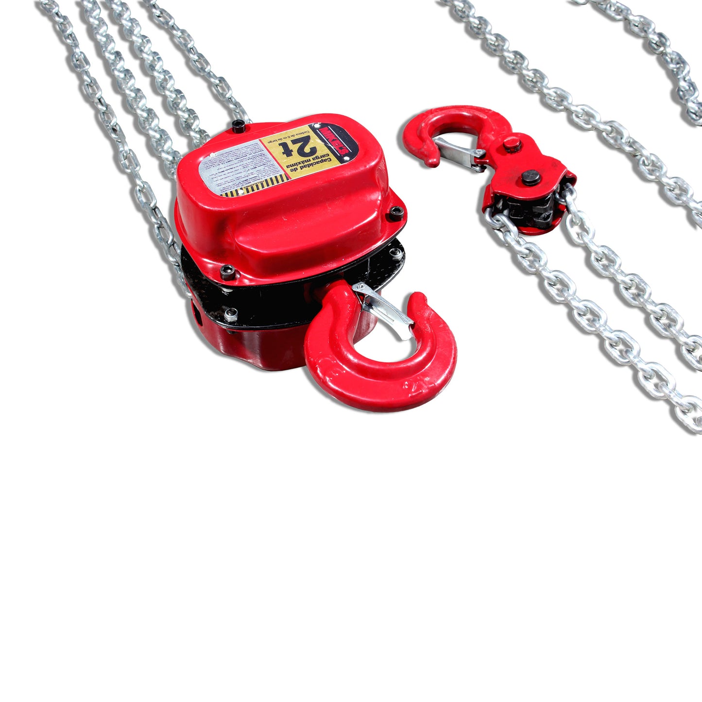 Polipasto manual (2 ton, cadena 6 mts)