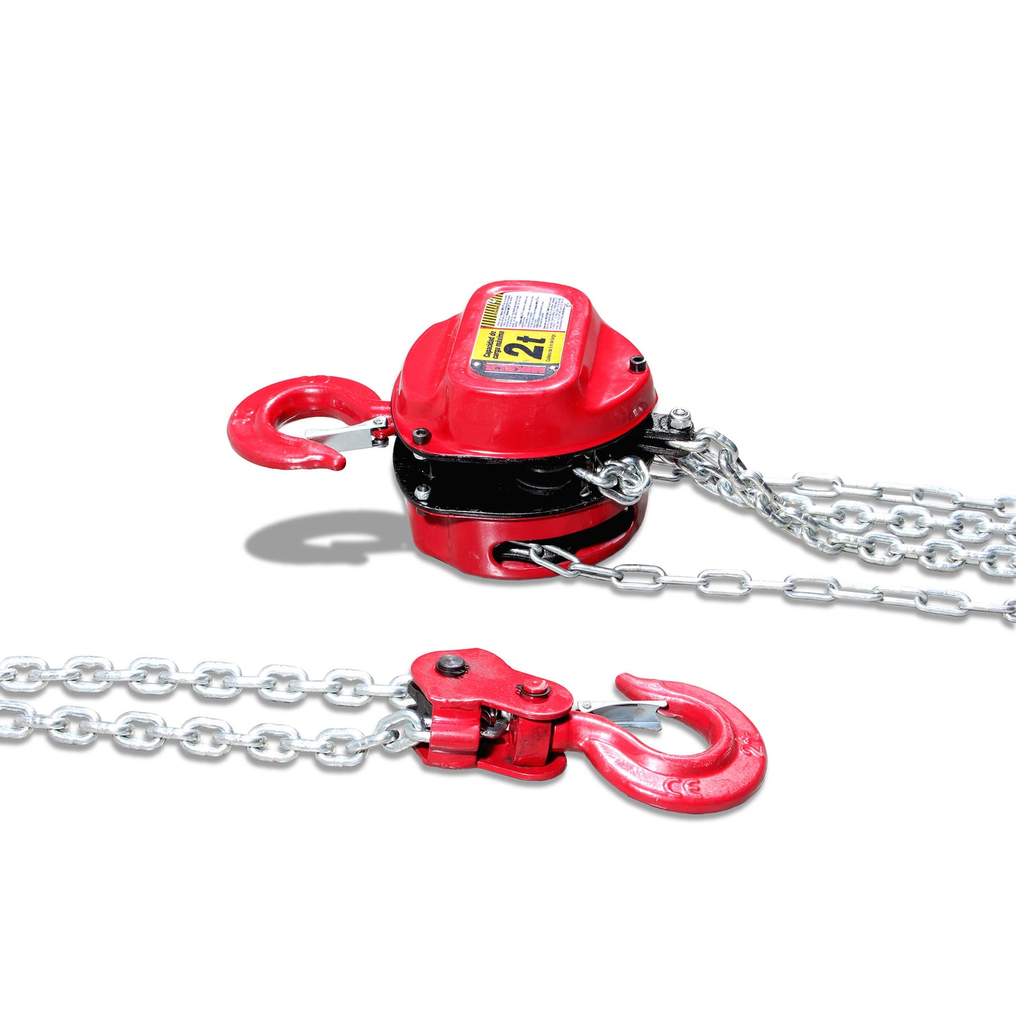 Polipasto manual (2 ton, cadena 6 mts)