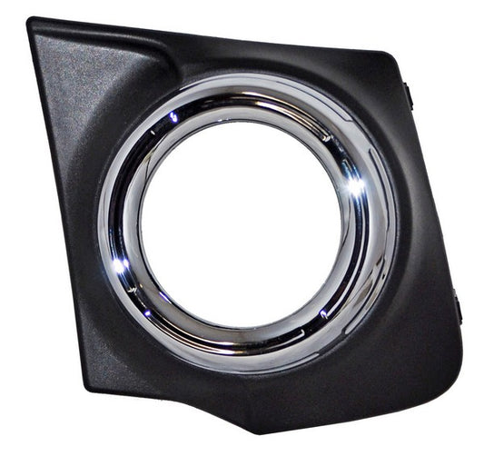 Parrilla P/ Mitsubishi L200 2016-2019, filo cromo, lado izquierdo (p/faro niebla).