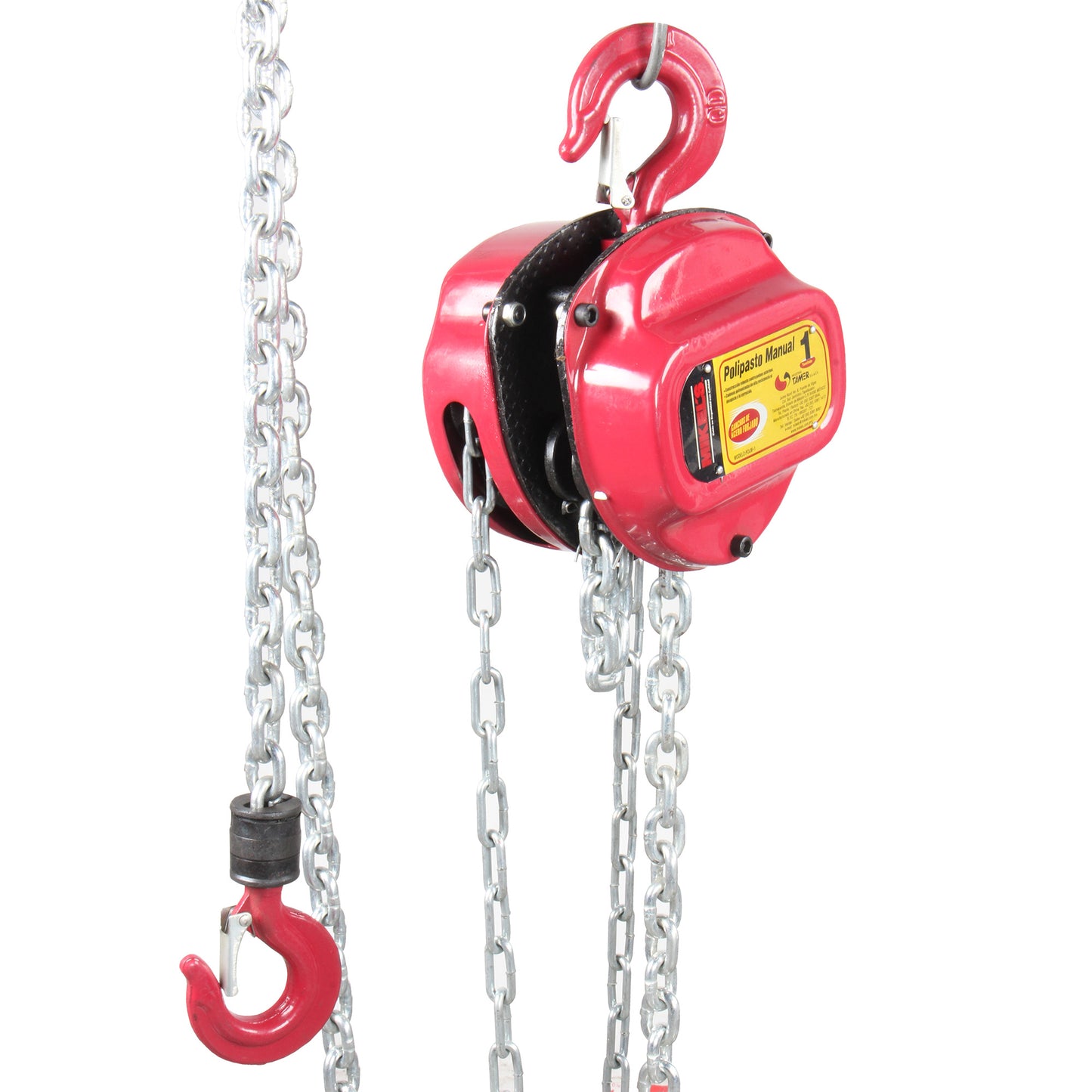 Polipasto manual (1 ton, cadena 3 mts)
