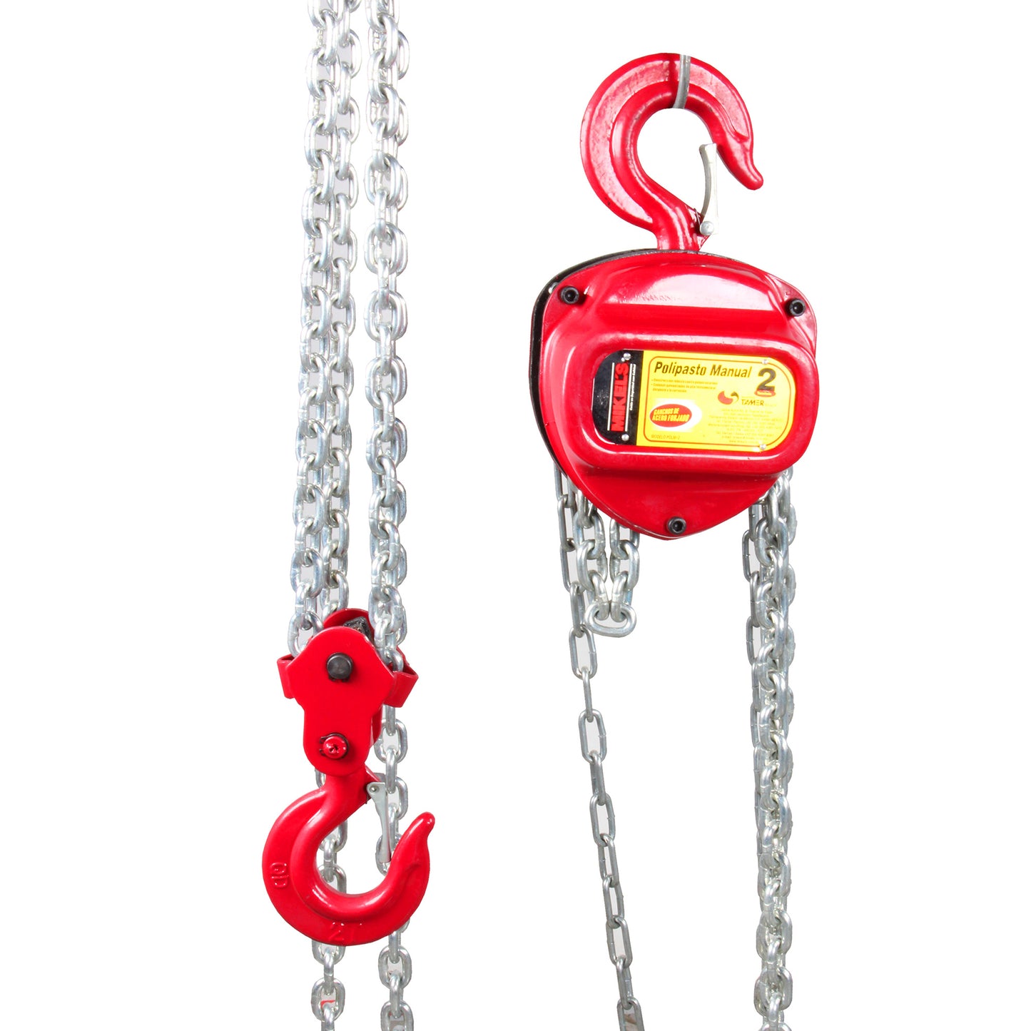 Polipasto manual (2 ton, cadena 3 mts)