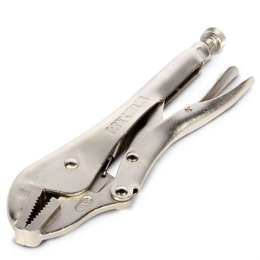 Pinzas de presion mordaza recta 10"