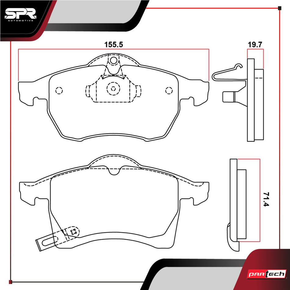 Balatas De Frenos Chevrolet Astra 2000-2004