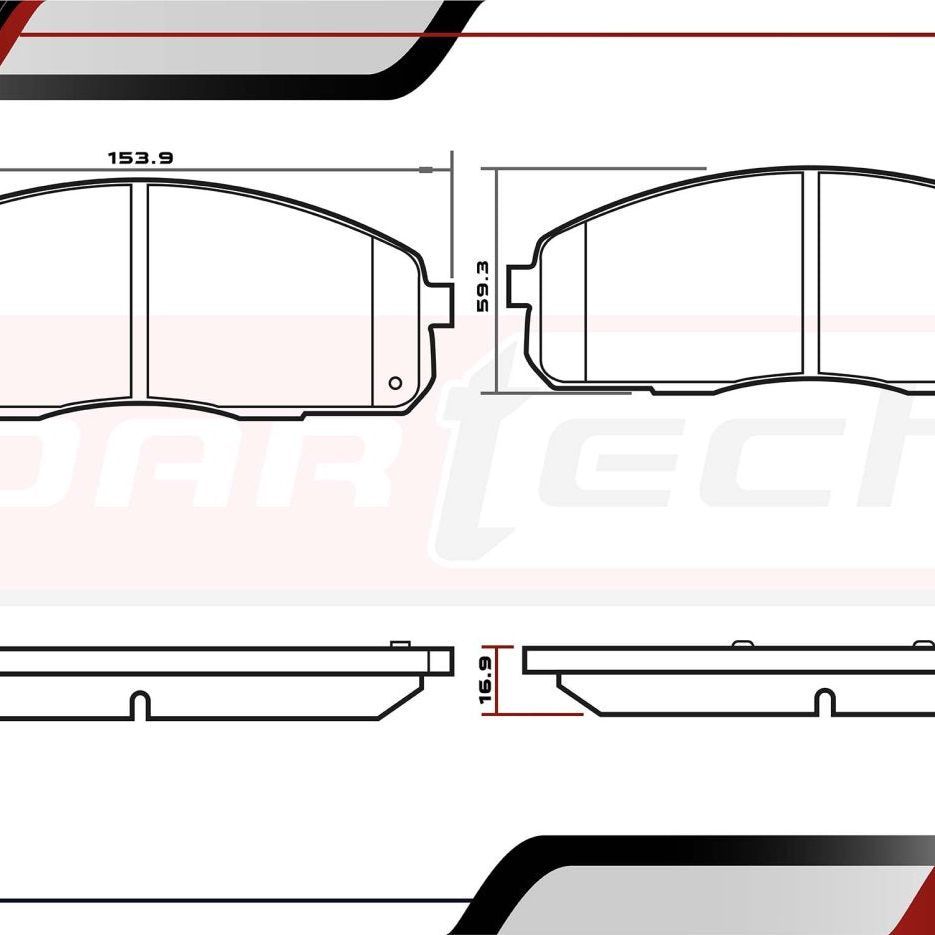 Balatas De Frenos Dodge H100 2006-2013