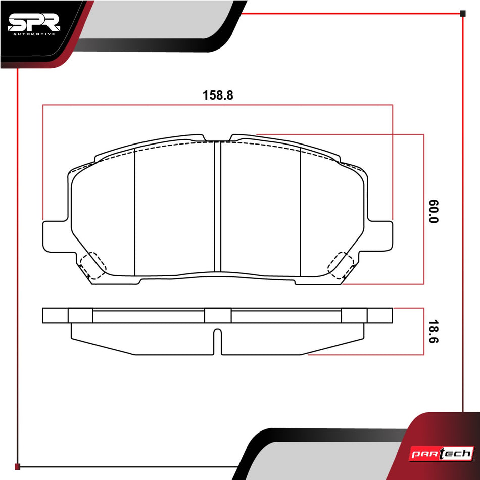 Pastillas De Frenos Toyota Highlander 2001-2007