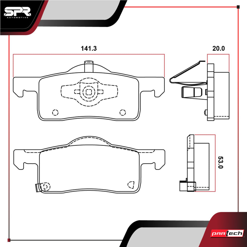 Balatas De Frenos Ford Expedition 2003-2006