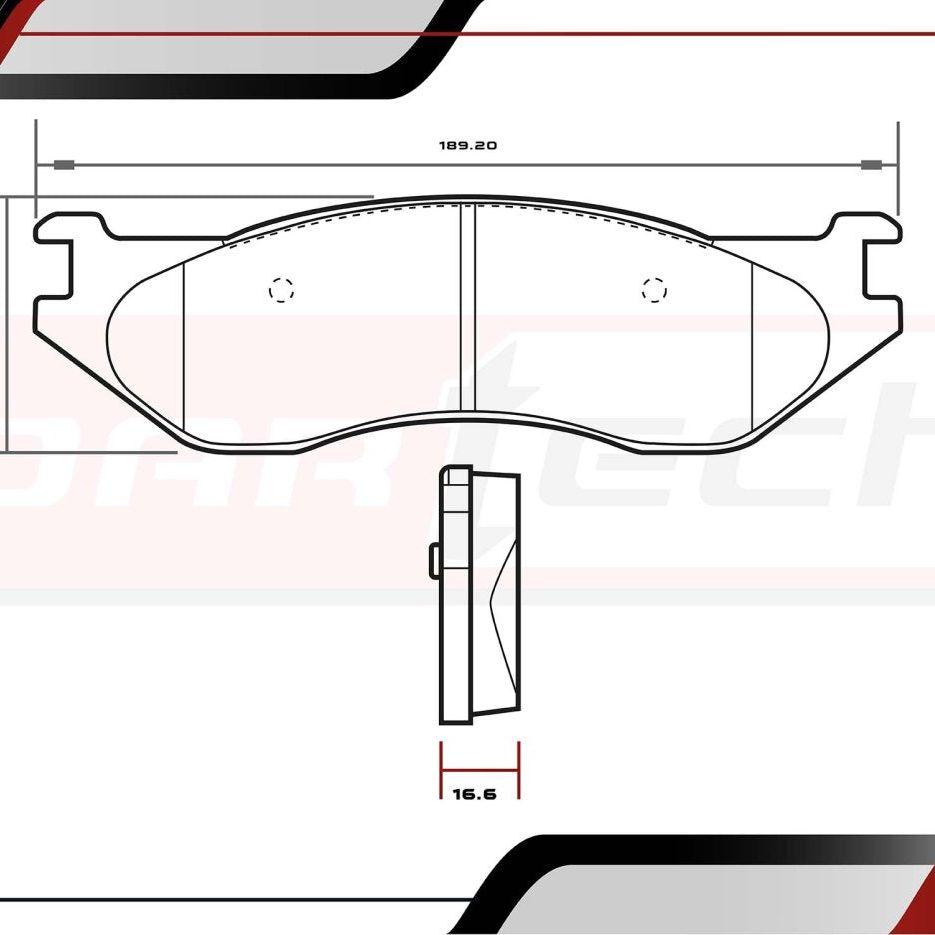 Balatas De Frenos Dodge Durango 2004-2006