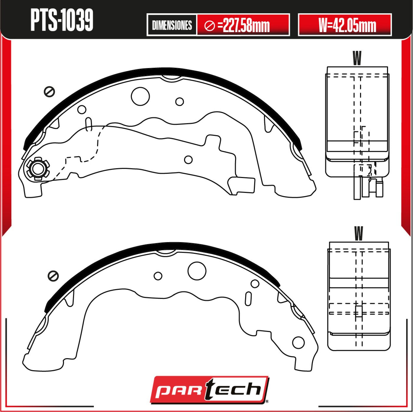 Balatas Para Freno De Tambor Renault Captur 2018-2020