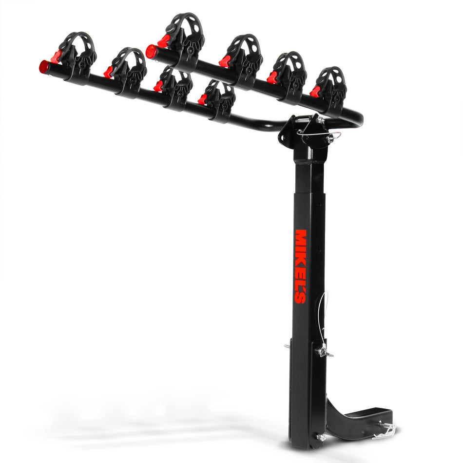 Rack para 4 bicicletas, montaje en tiron (2")