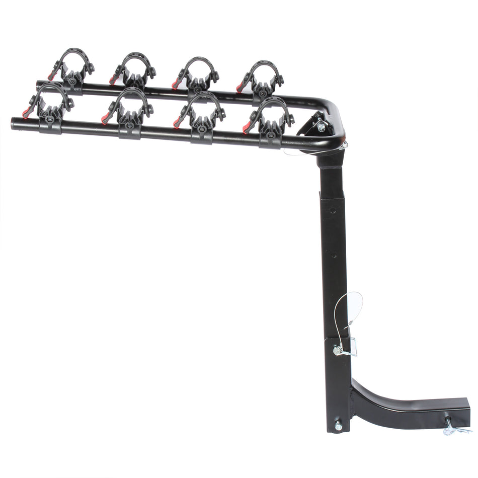 Rack para 4 bicicletas, montaje en tiron (2")