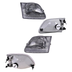 Par Faros Manuales Sin Foco F-150 1997-2004 DEPO
