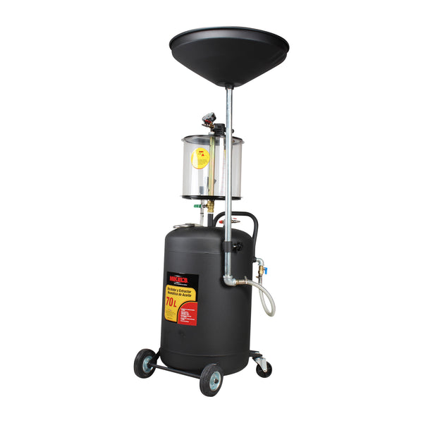 Recibidor Extractor de aceite neumatico (70 lts)