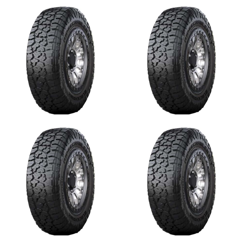 Paquete de 4 Llantas 37X12.50 R22LT-12C 127Q BLACKHAWK RIDGECRAWLER R/T