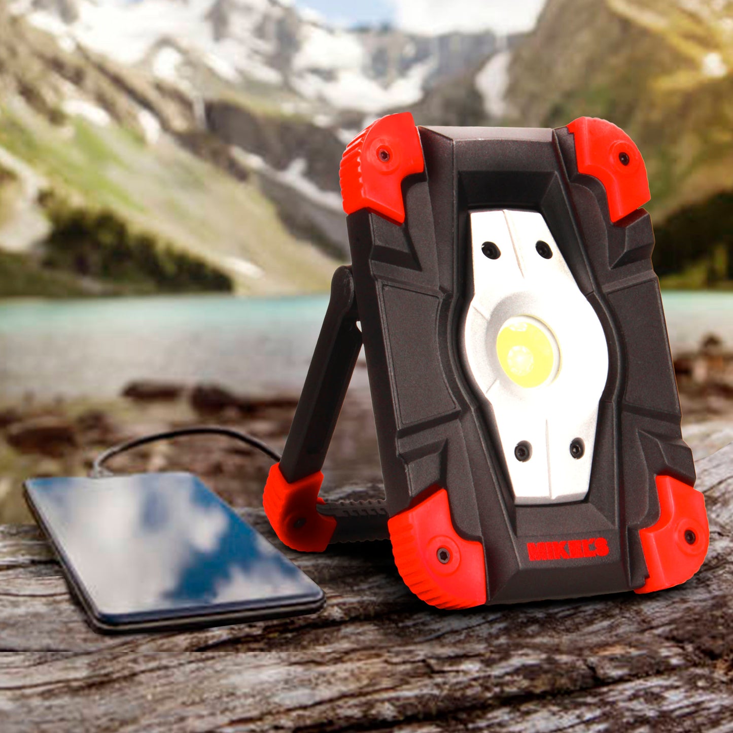 Lampara Reflector LED (10W recargable) Uso Rudo