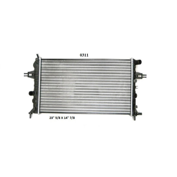 Radiador Automotriz Chevrolet Astra Zafira T/M 98-05 34mm Aluminio M