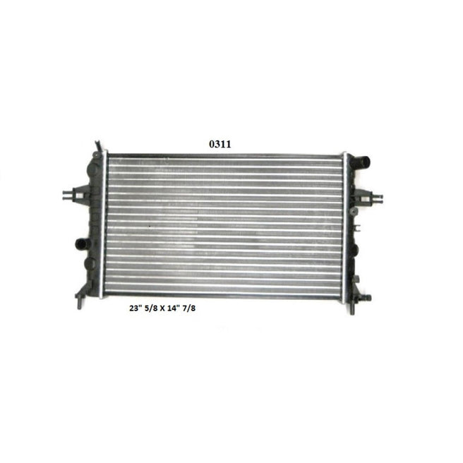 Radiador Automotriz Chevrolet Astra Zafira T/M 98-05 34mm Aluminio M
