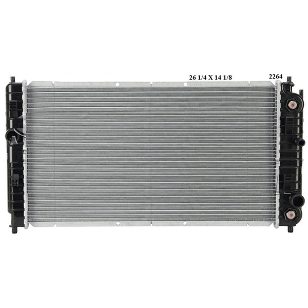 Radiador Automotriz Chevrolet MALIBU, OLDS, CUTLASS,PO, GRAND AM MOTOR 4C L4 2.4 LTS, V6 3.1 LTS MOD. 98-02 T/A