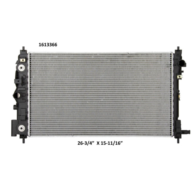 Radiador Automotriz GM Cadillac Impala LTZ, XTS, Liverty,Luxury T/A 13-17 26mm Tubo Soldado