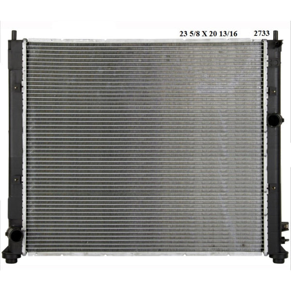 Radiador Automotriz Cadillac SRX STS T/M 04-09 22mm Tubo Soldado