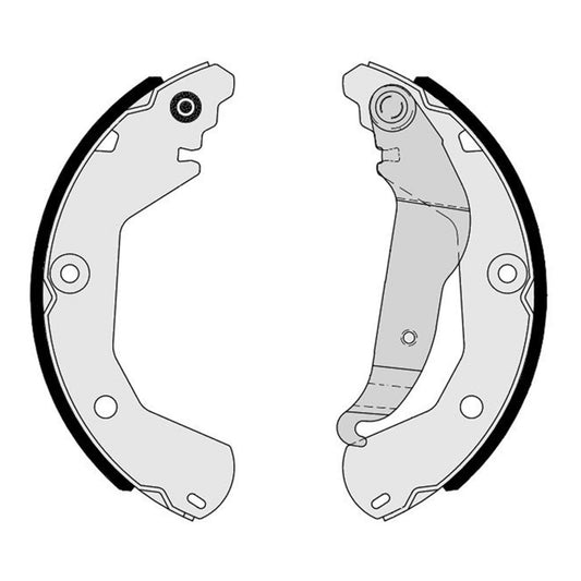 Balatas De Freno De Tambor Trasero Para Chevrolet Sonic 2012-2017