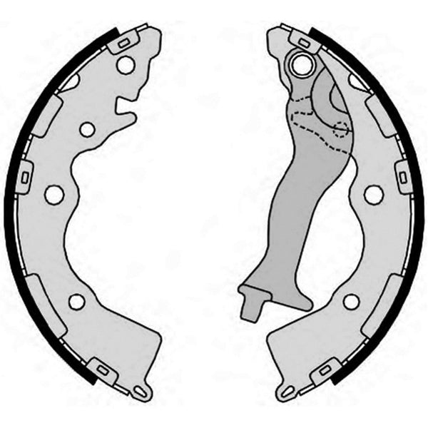 Balatas De Freno De Tambor Trasero Para Dodge Attitude 2006-2011