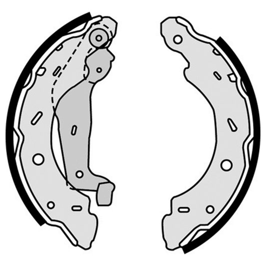 Balatas De Freno De Tambor Trasero Para Smart Fortwo 2005-2016