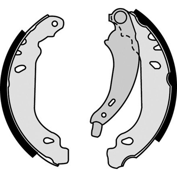 Balatas De Freno De Tambor Trasero Para Peugeot 206 2000-2009