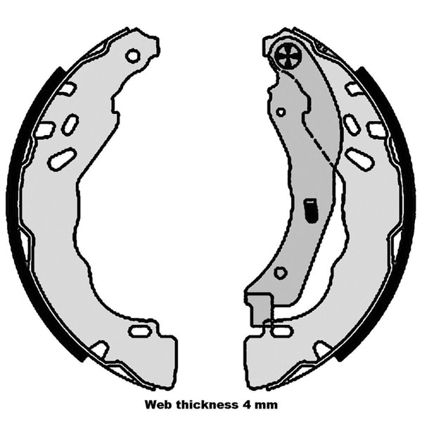 Balatas De Freno De Tambor Trasero Para Peugeot 301 2013-2019