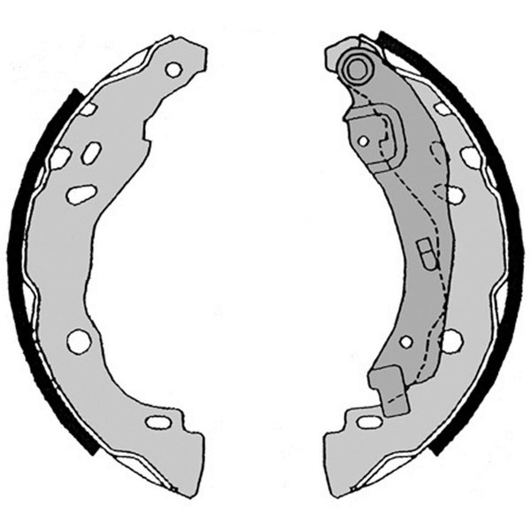 Balatas De Freno De Tambor Trasero Para Nissan Aprio 2008-2010