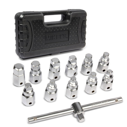 Kit juego de dados y llaves 3/8" para tapon de carter