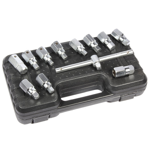 Kit juego de dados y llaves 3/8" para tapon de carter