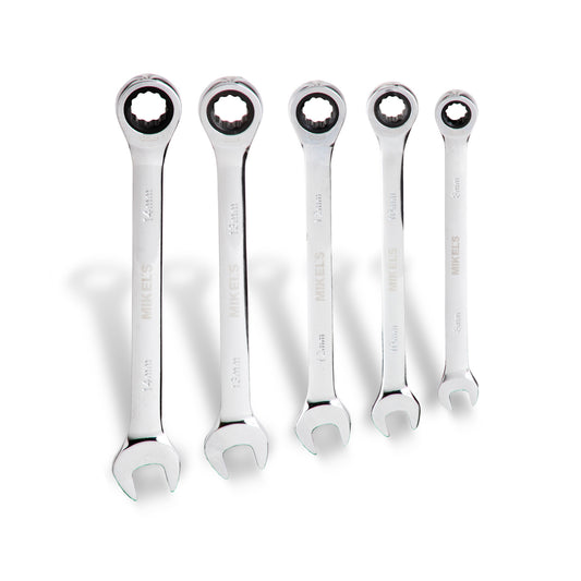 Llaves combinadas con matraca (Set 5 pzas)