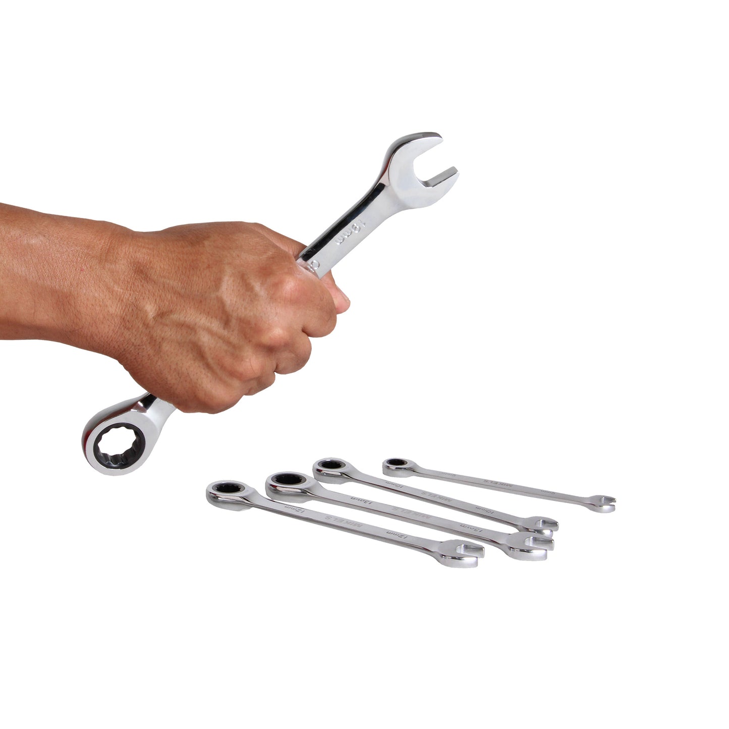 Llaves combinadas con matraca (Set 5 pzas)