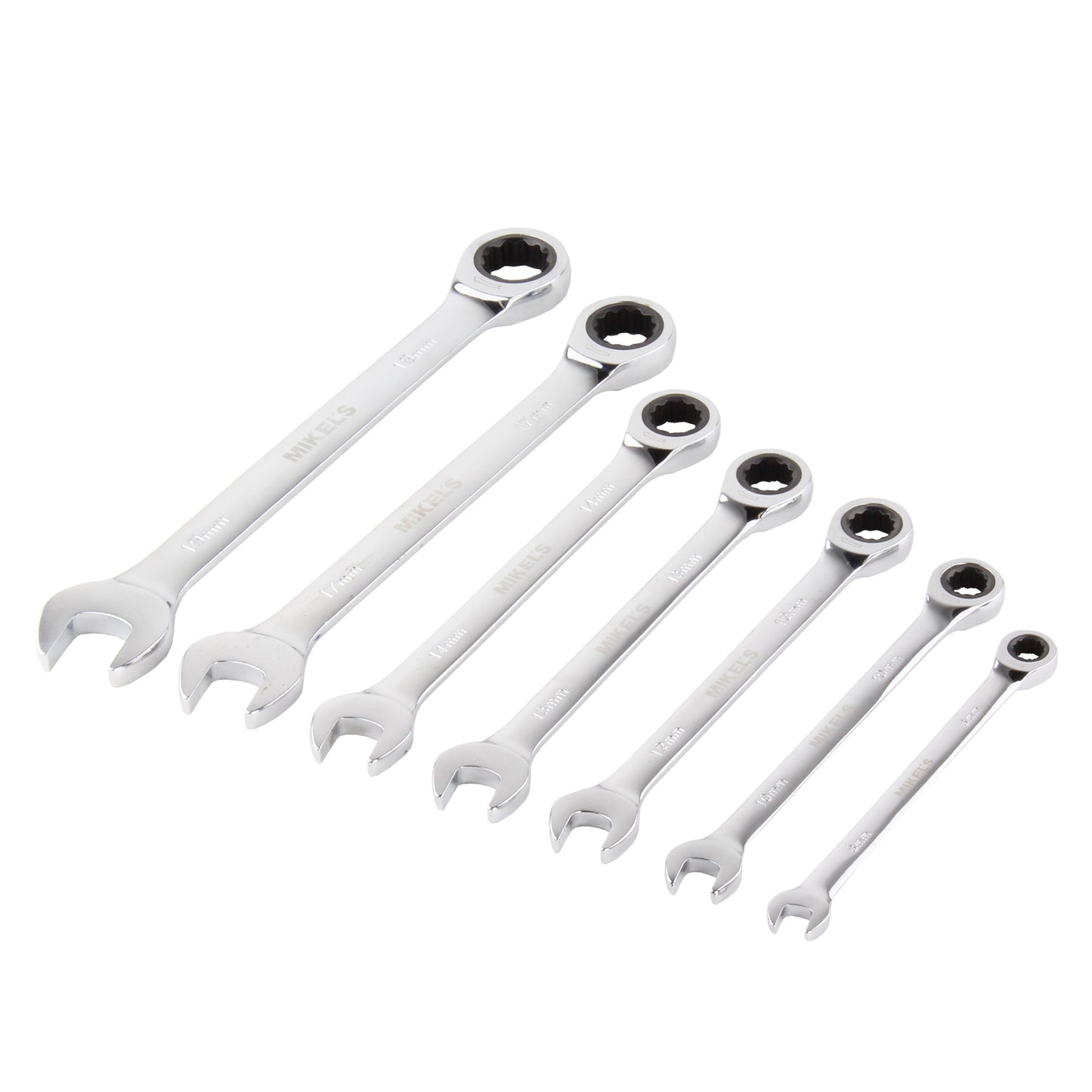 Llaves combinadas con matraca (Set 7 pzas)