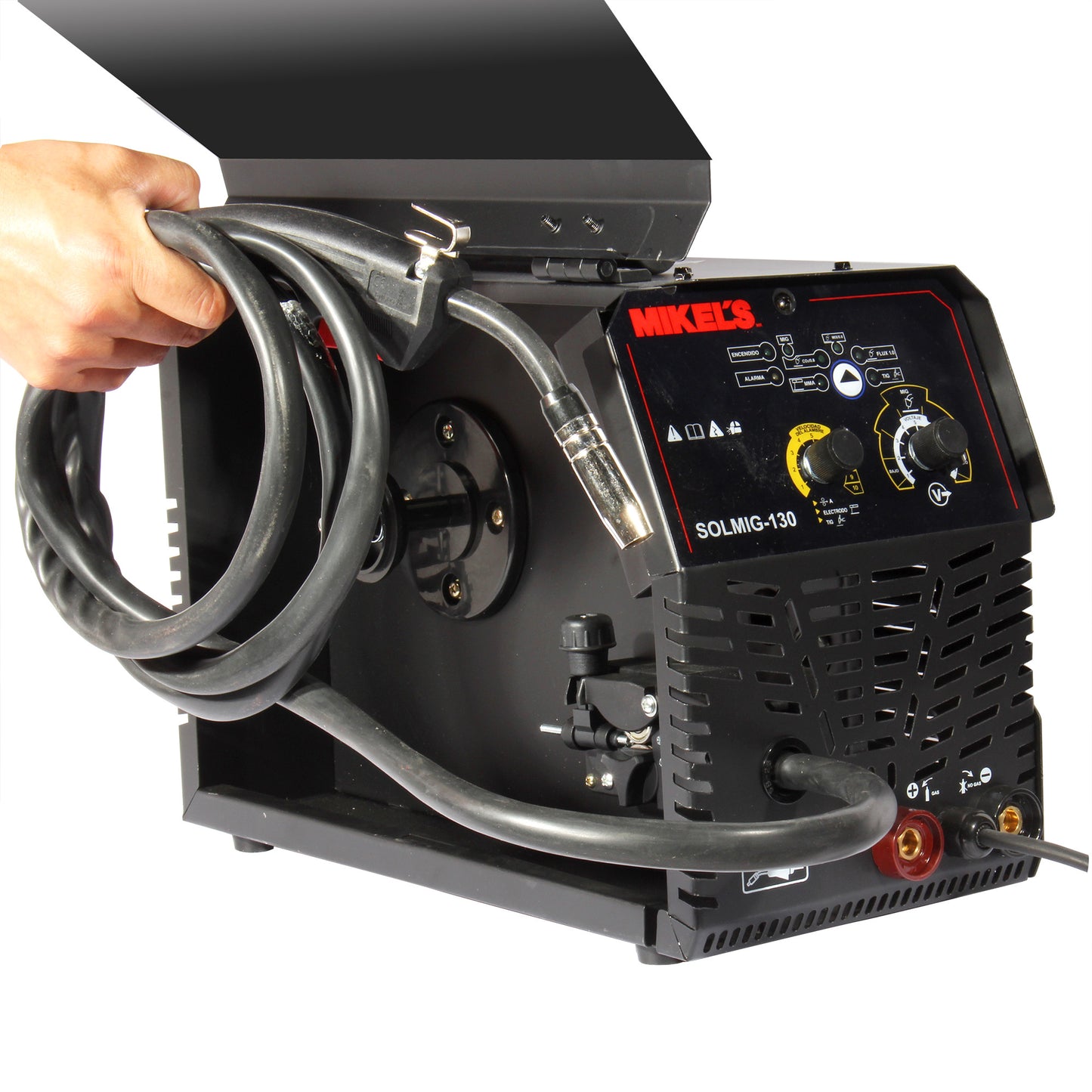 Soldadora de micro alambre (130 amp)