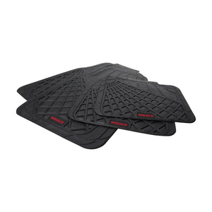 Tapetes para auto de hule, negro de lujo