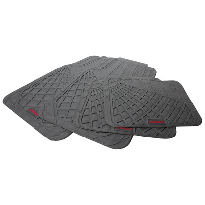 Tapetes para auto de hule, gris de lujo