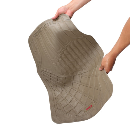 Tapetes para auto de hule, camello de lujo