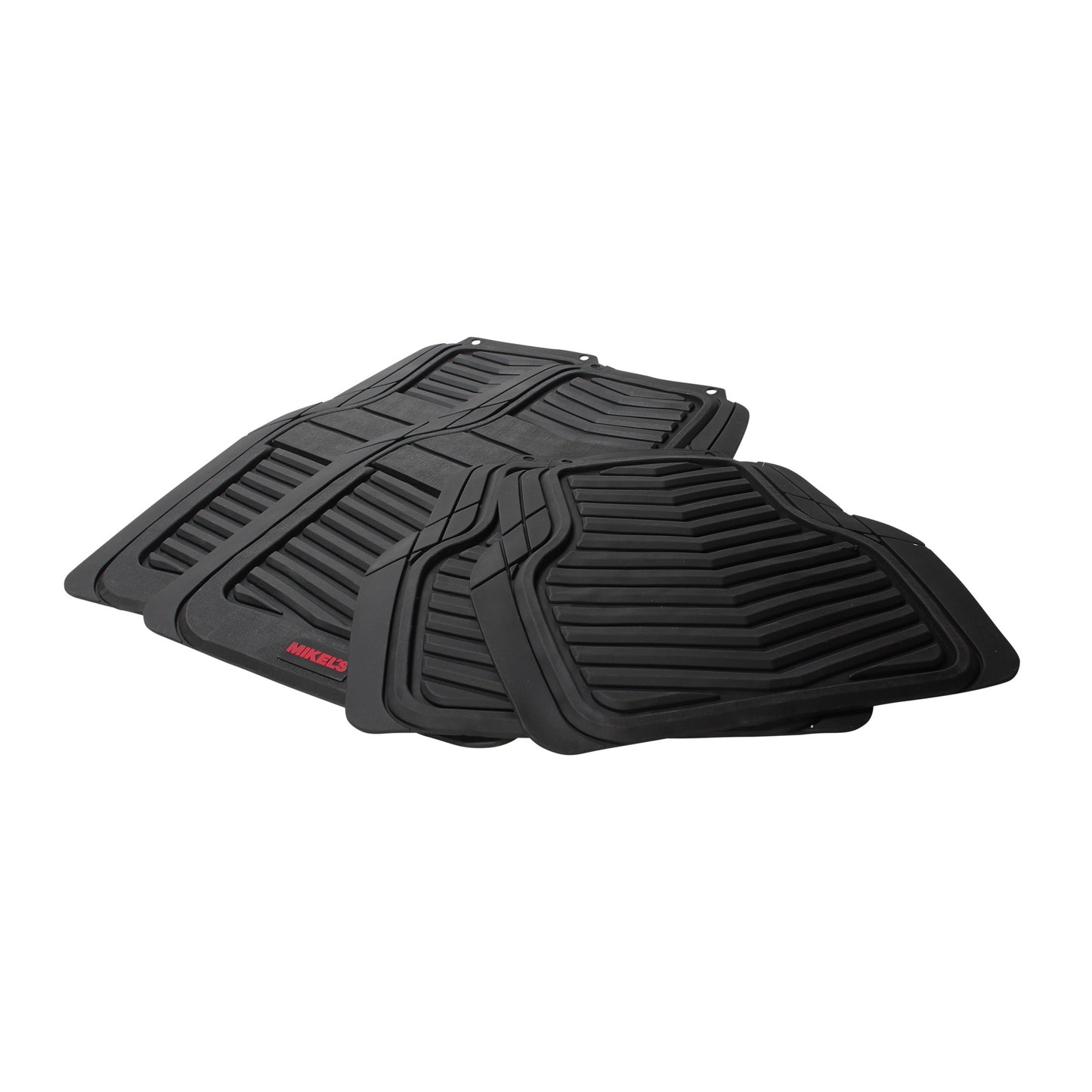 Tapete para auto de hule, negro premium
