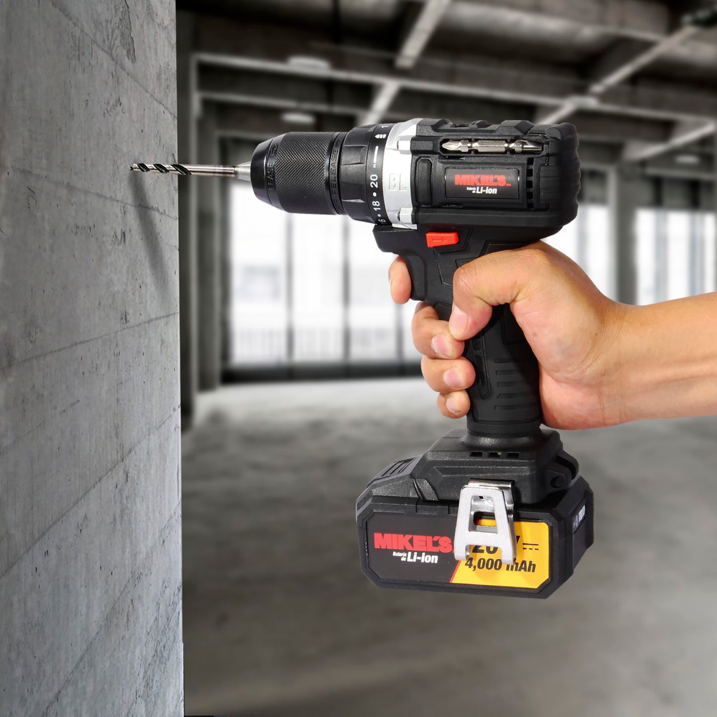 Taladro inalambrico industrial (20 V)