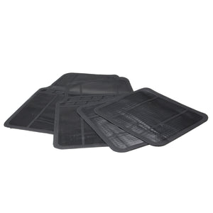 Tapetes para auto de PVC, negros