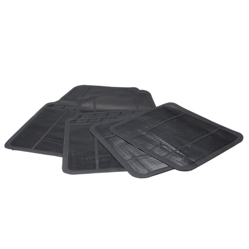 Tapetes para auto de PVC, negros