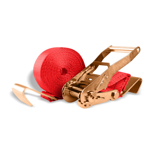 Cinturon tensor para sujetar carga (2”, 1.5 ton, 4.5 mts)