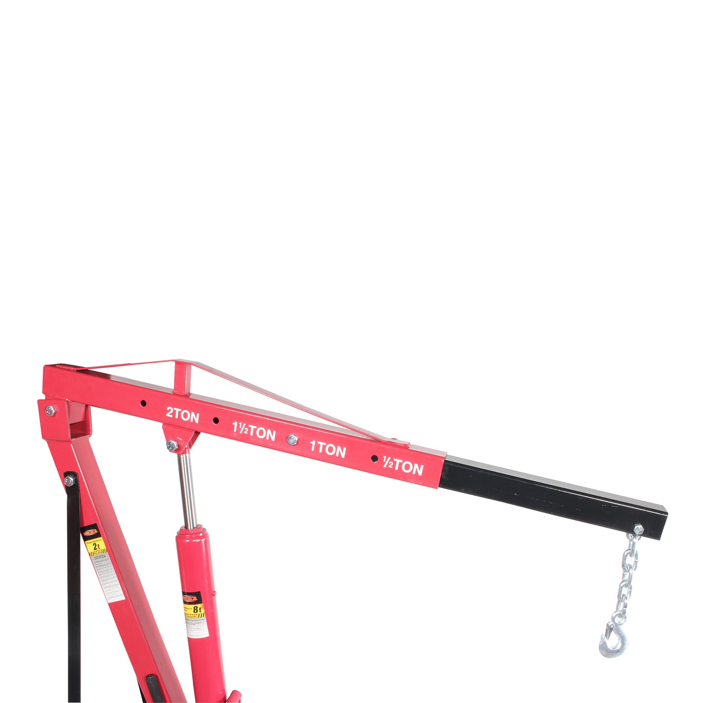 Pluma hidroneumatica para motor plegable (2 ton)