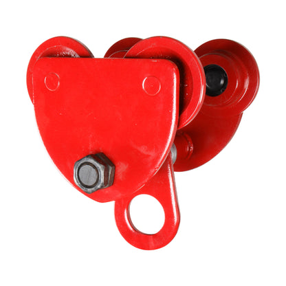 Trole para viga, ancho ajustable (1 ton)